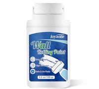 Rouleau à peinture blanche, 100 g, kit de réparation pour murs portable et intégré, facile à appliquer, peinture blanche à séchage rapide à base d'eau, convient pour petites surfaces de plâtre