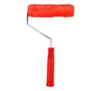 Rouleau à Peinture Décoratif Gaufré pour Motifs Muraux DIY | Caoutchouc et Plastique, Usage Bricolage et Reprise, Rouge, Cache Petites Imperfections sur Surfaces Peintes