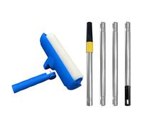 Rouleau À Peinture En Plastique Réutilisable Avec Couvercle Anti-éclaboussures Pour Murs De Plafond Lisses Projets Meubles Brosse À Rouleau Pour Plafond