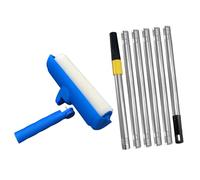 Rouleau À Peinture En Plastique Réutilisable Avec Couvercle Anti-éclaboussures Pour Murs De Plafond Lisses Projets Meubles Brosse À Rouleau Pour Plafond