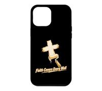 Rouleau à Peinture Faith Covers Every Wall Cross Coque pour iPhone 12 Pro Max