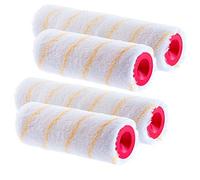 Rouleau à peinture KADAX, set - 20 + 25 cm, rouleau à peinture, fil jaune, rouleau à peinture en polyacrylique, poils courts (2)