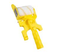 Rouleau à Peinture Multifonction, Bordureuse Murale Légère Abs Jaune | Têtes Remplaçables, Format Portable, Usage Intérieur, Outil Pratique pour Finitions, Décoration et Retouches