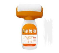 Rouleau à peinture pour réparation murale : rouleau à peinture murale, rouleau à peinture pour retouche, rouleau à pâte | Pâte de réparation de brosse portable, petit rouleau monté E