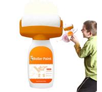 Rouleau à Peinture Rechargeable - Séchage Rapide Peinture pour Plafond 500g - Outils de Rénovation pour Baignoire, Porte, Armoire, Meubles, Garnitures, Intérieur, Extérieur, Salon, Chambre,