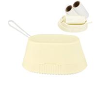 Rouleau à peluches contre les poils d'animaux - Rouleau adhésif pour l'épilation - Détachant portable pour meubles, tapis, sièges de voiture, linge de lit, animaux domestiques, chats, chiens