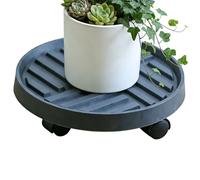 Rouleau à - Plateau Mobile de 30,5 cm | Base de Fleurs en ABS : Support Roulant Robuste avec roulettes pour Pots d'intérieur et d'extérieur. Ce Robuste Vous Permet de déplacer Facilement