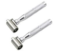 Rouleau à pression plat en acier inoxydable avec roulement bimétallique, pour tissu non tissé en PVC et étanchéité des bords, longueur du rouleau 34 mm/40 mm