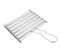 Rouleau à Saucisse en Acier Inoxydable Argenté 1 Set Barbecue