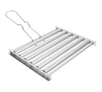 Rouleau à Saucisses 1 Set en Acier Inoxydable pour Grill