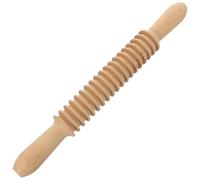 Rouleau à Spaghetti en Bois, Coupe Nouilles, Outil Cuisine | Poignée Confortable, Roulement Fluide, Bords Polis, Coins Arrondis, Beige, pour Gâteaux