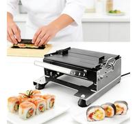 Rouleau à sushi manuel en acier inoxydable 304, 3 à 5 rouleaux de sushi peuvent être fabriqués en 1 minute, rouleau de 4,5 cm de large, pour y compris les cuisines à la maison