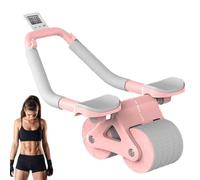 Rouleau abdominal, roue à rouleaux de fitness | AB Machine d'entraînement d'exercice avec automatique, roue à rouleaux de planche pour entraîneur de noyau pour débutant, professionnel, et