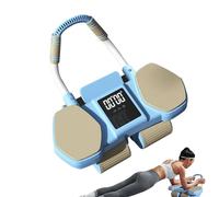 Rouleau abdominal, roue abdominale, rouleau de roue pour le ventre avec minuteur | Roue de rouleau pour planche abdominale avec support pour coude pour femmes et hommes