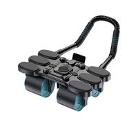 Rouleau abdominal silencieux pour exercice, exercice musculaire à 4 roues avec automatique, tapis de roulement ABS pour la musculation, le fitness, les femmes, les hommes, les adultes et les