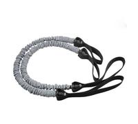 Rouleau Abdominale Rouleau Ab à doubles roues, 2 pièces | Corde de traction élastique d'exercice de bande de résistance d'entraîneur extensible
