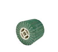 Rouleau abrasif avec papier abrasif grain 240, manchons abrasifs, manchons abrasifs pour machine à satiner - Rouleau de satin pour bois, surface en métal - 120 x 100 mm