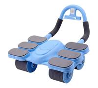 Rouleau ABS de gym, roue à rouleaux Ab - Machine d'exercice abdominal avec support de coude,Équipement d'entraînement de noyau de roue abdominale à roues pour femmes et hommes