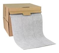 Rouleau absorbant tous liquides 400mm 25m - carton distributeur - 08345