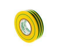 Zenitech Rouleau adhésif 19 mm x 20 m Jaune/Vert