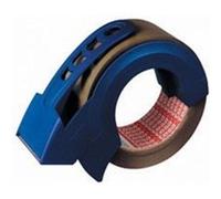 tesa Dévidoir Emballer bleu pour ruban d'emballage 66 m x 50 mm