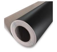 ROULEAU ADHÉSIF NOIR ASPECT MAT 45 CM X 5M. VINYL AUTOCOLLANT MULTI USAGE VENDU AU MÈTRE. ADHÉSIF DE DÉCORATION AU MÈTRE