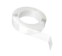 Rouleau adhésif pour placer les câbles, transparent, 1 mm, 20 mm | Ruban adhésif double face transparent en PET pour expositions de bureau, tableaux d'affiches, notes et coins photo