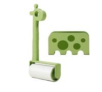 Rouleau Adhésif Pour Poils D'animaux Extra Collant - Enleve-Peluche Réutilisable,Brosse Réutilisable Portable Forme Girafe pour Chats Chiens Tapis Voyage