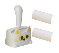 Rouleau adhésif pour poils d'animaux - Rouleau anti-peluches super collant, brosse anti-peluches réutilisable | Épilateur portable pour chat et chien pour canapé, tapis, vêtements, literie, meubles et