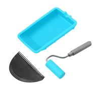 Rouleau adhésif précis en silicone pour tête de brosse réutilisable avec design anti-fuite pour projet collant en atelier