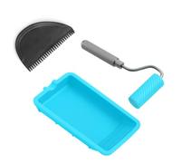 Rouleau adhésif précis en silicone pour tête de brosse réutilisable avec design anti-fuite pour une utilisation en atelier