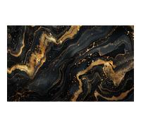 Rouleau adhésif sol anti-dérapant effet pierre noir gris et sable jaune H60 x L100 cm