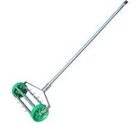 Rouleau aérateur pour pelouse avec manche télescopique 98L x 45l x 87H cm vert