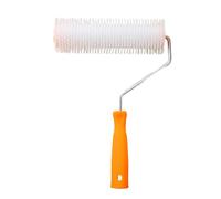 Rouleau Anti-Mousse Brosse,Auto-Nivelant Bulle Enlever Outil,Rouleaux Peinture Antimousse,Rouleau de Sol En Latex,Accessoires de Fournitures Anti-Mousse,Outil À Main Pour Sol En Ciment,Largeur 22cm