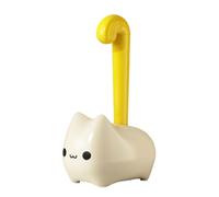 Rouleau anti-peluches pour animaux de compagnie | Rouleau adhésif pour vêtements | Rouleau d'épilation de vêtements | Épilateur d'animaux mignon avec rouleau adhésif et design de chat avec queue