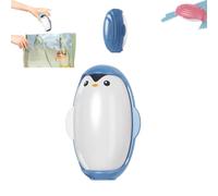 Rouleau anti-peluches réutilisable en forme de pingouin pour poils d'animaux, rouleau anti-peluches portable, rouleau anti-peluches portable pour la maison, les voyages, boule de rouleau anti-peluches
