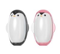 Rouleau anti-peluches réutilisable en forme de pingouin pour poils d'animaux, rouleau anti-peluches portable, rouleau anti-peluches portable pour la maison, les voyages, boule de rouleau anti-peluches