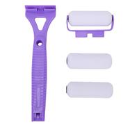 Rouleau Applicateur de Lotion pour le Dos Applicateur Pliable Manche avec Rouleau ponge Doux Id al pour l Application Autonome de Cr mes et Cr mes Protectrices Couleur Violet