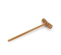 Rouleau avec manche en bois | Zones difficiles | Bois anti-cellulite et raffermissant | Maderothérapie professionnelle | Maderothérapie Auto-application