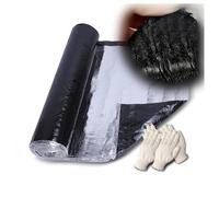Rouleau Bitume Toiture , Facile de bricolage Bande Goudron éTanchéIté Toiture avec Des Gants en Coton , pour Abri de Jardin, Carport Et Toit Plat ,80cm(2.62ft)*1m(3.3ft)