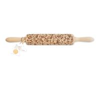Rouleau Bois Empreintes Thème Licorne 39 Cm