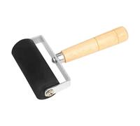 Rouleau Brayer - Poignée en bois de nettoyage pratique Ma lian grand rouleau en caoutchouc | Extension de champignons pour Art à la main à la main Printmaking Encre Rolleer pour lino, carreaux