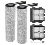 Rouleau brosse de rechange pour aspirateur sans fil Floor ONE S5/Floor One S5 Pro Smart, 2 rouleaux brosses et 2 filtres HEPA pour aspirateur