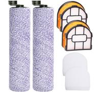 Rouleau brosse et filtre d'aspirateur de rechange pour aspirateur Shark WDB1F2 HydroVac XL 3 en 1, convient également pour aspirateur Shark AW201 WD201 WD100 WD200 WD101 HydroVac Aspirateur sans fil