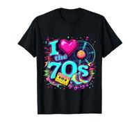 Rouleau Cassette rétro en Vinyle avec Inscription « I Love The 70s » T-Shirt