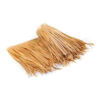 Rouleau Chaume De Toit De Paille Artificiel Pour Toit De Pergola, Bar De Plage, Cabane En Bambou, Terrasse Exotique, Feuilles De Palmier Synthétiques Durables Et Résistantes À L'eau(0.5m x 2m)