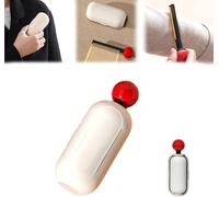 Rouleau collant réutilisable Ver2, rasoir multifonctionnel pour vêtements, avec bâton d'épilation intégré rétractable, 2 façons d'enlever les poils, dissolvant de boules de peluches en gel lavable