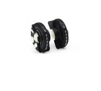 Rouleau Commande Climatisation Avant Arrière Base Ventilation Roue Roulante Pour Benz W211 E200 E300 E230 E260 E280 Bouche Air Tableau Bord Voiture(Black M 2PCS)