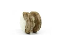 Rouleau Commande Climatisation Avant Arrière Voiture Ensemble 2/4 Pièces Roue Roulante Ventilation Pour Benz W211 E200 E300 Grille D'aération(Beige R 2pcs)