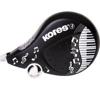 Rouleau correcteur jetable Kores "BLACK & WHITE